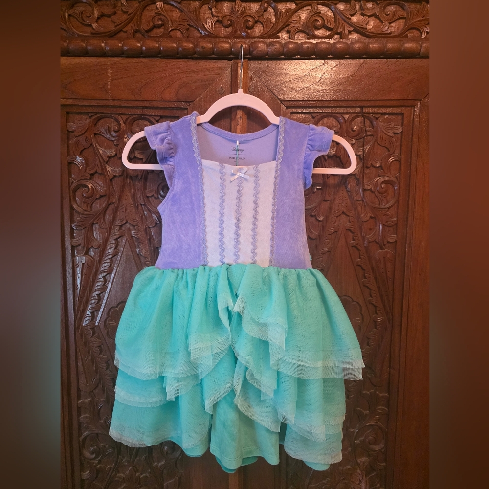 Posh Peanut - Disney Ariel Velour Dress